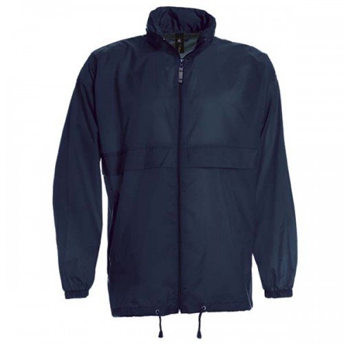B&C Sirocco - Veste coupe-vent légère résistante à l'eau - Homme (XL) (Bleu marine)