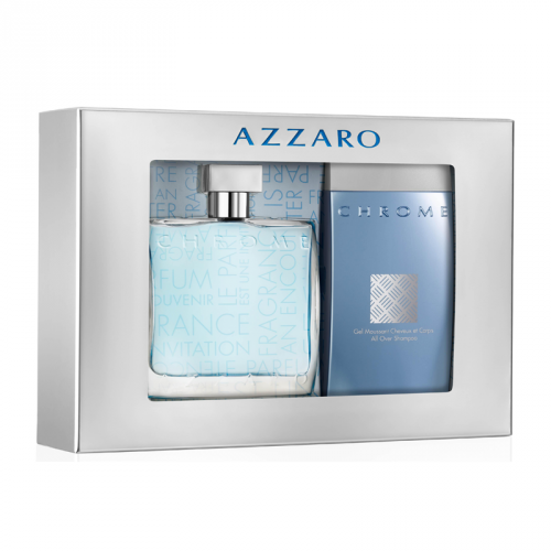 Azzaro Chrome Eau De Toilette 100ml Gift Set Azzaro Chrome Eau De Toilette 100ml Gift Set