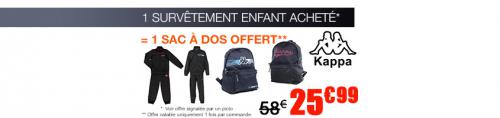 rentrée survet Kappa rentrée survet Kappa