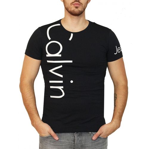 CALVIN KLEIN Tee shirt cmp 53 - Cmp53T Bleu Blanc - Marine - 100% CALVIN KLEIN Tee shirt cmp 53 - Cmp53T Bleu Blanc - Marine - 100%