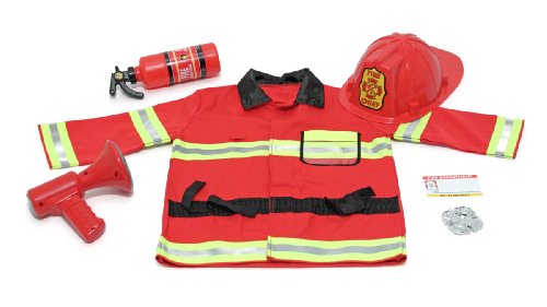 Melissa & Doug - 14834 - Déguisement - Costume de chef des pompiers Melissa & Doug - 14834 - Déguisement - Costume de chef des pompiers