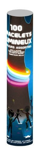 Lot de 100 Bracelets Fluos Lumineux - Article de Fête Lot de 100 Bracelets Fluos Lumineux - Article de Fête