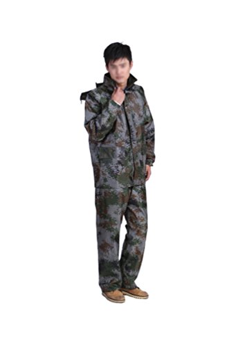 ColorDrip Camo Couche Double Combinaison De Pluie (Veste Et Sur Un Pantalon) ColorDrip Camo Couche Double Combinaison De Pluie (Veste Et Sur Un Pantalon)