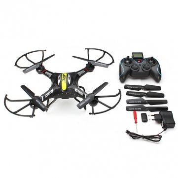 UUMART JJRC H8C DFD F183 2.4G 4CH 6 Axis RC Quadcopter With 2MP Camera RTF Black UUMART JJRC H8C DFD F183 2.4G 4CH 6 Axis RC Quadcopter With 2MP Camera RTF Black