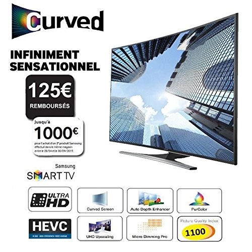 SAMSUNG UE55JU6500 Smart TV UHD 4K Curved 138cm