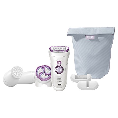 BRAUN Epilateur Électrique Silk-Épil 9-969 SkinSpa Wet & Dry avec brosse exfoliante, brosse nettoyante et technologie utilisable sous l'eau BRAUN Epilateur Électrique Silk-Épil 9-969 SkinSpa Wet & Dry avec brosse exfoliante, brosse nettoyante et technologie utilisable sous l'eau