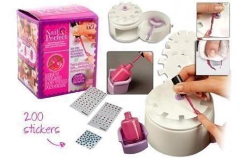 1 appareil de pose de vernis à ongles et 200 autocollants à motifs 1 appareil de pose de vernis à ongles et 200 autocollants à motifs