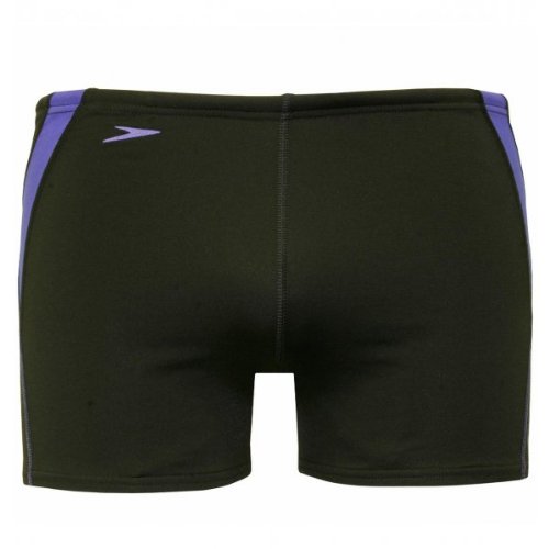 Speedo Lanesprint Aquashort Boxer de bain pour homme Noir Noir/Bleu 5 Speedo Lanesprint Aquashort Boxer de bain pour homme Noir Noir/Bleu 5