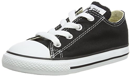 Converse Chuck Taylor All Star Core Ox, Baskets mode mixte enfant - Noir - 34 EU (2 UK) Converse Chuck Taylor All Star Core Ox, Baskets mode mixte enfant - Noir - 34 EU (2 UK)