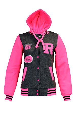 Veste unisexe Enfants Filles Garçons Baseball R Mode capuche Varsity capuche Nouvel âge 2 3 4 5 6 7 8 9 10 11 12 13 Ans Veste unisexe Enfants Filles Garçons Baseball R Mode capuche Varsity capuche Nouvel âge 2 3 4 5 6 7 8 9 10 11 12 13 Ans