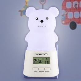 Veilleuse LED Enfant avec Horloge 