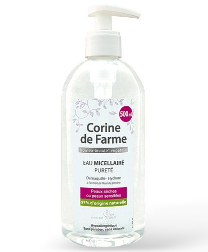 Eau Micellaire Pureté - Démaquille et Hydrate - Peaux Sèches ou Peaux Sensibles 500 ml Eau Micellaire Pureté - Démaquille et Hydrate - Peaux Sèches ou Peaux Sensibles 500 ml