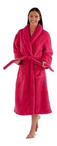 Dickson's Drive Robe de chambre à col châle pour femme avec deux poches 115 cm - Uk 18-20 - Fuchsia Dickson's Drive Robe de chambre à col châle pour femme avec deux poches 115 cm - Uk 18-20 - Fuchsia