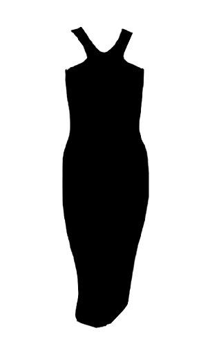 Mesdames black Boohoo découpe bandage midi sans manches de club dress.size : 10. Mesdames black Boohoo découpe bandage midi sans manches de club dress.size : 10.