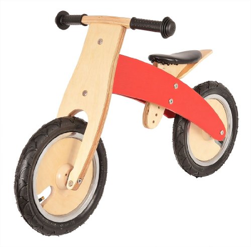 Balance - Draisienne en bois (vélo d'apprentissage sans pédales), divers coloris, Coloris:rouge Balance - Draisienne en bois (vélo d'apprentissage sans pédales), divers coloris, Coloris:rouge