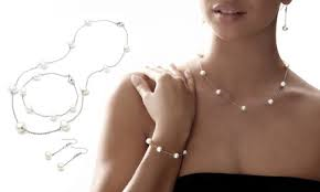 Bracelet ou Parure Perles de Dulture d'eau Douce Bracelet ou Parure Perles de Dulture d'eau Douce