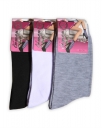 Lot de 3 paires de chaussettes femme Lot de 3 paires de chaussettes femme