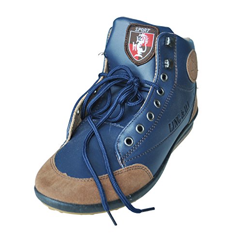 SODIAL(R) Hommes Casual Hiver Haute-top Chaussures Velours Chaud et Impermeable Bottes Chaussures de sport Bleu Taille 41£?US 8/UK7.5/EUR 41£© SODIAL(R) Hommes Casual Hiver Haute-top Chaussures Velours Chaud et Impermeable Bottes Chaussures de sport Bleu Taille 41£?US 8/UK7.5/EUR 41£©