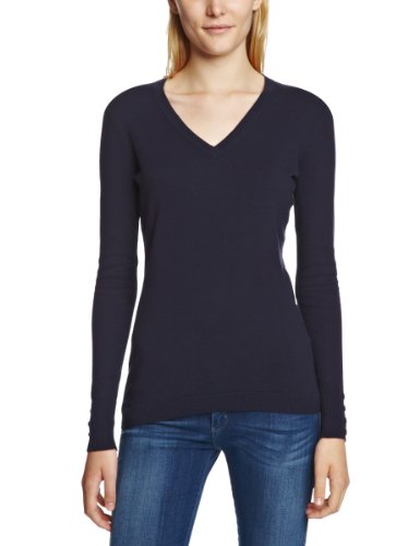 Esprit - pull - uni - femme - bleu (marine) - FR : XL (Taille Fabricant : L) Esprit - pull - uni - femme - bleu (marine) - FR : XL (Taille Fabricant : L)