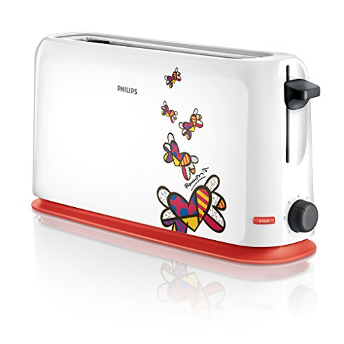 Philips HD2598/60 Edition Limitée Romero Britto Grille-Pain Blanc/Multicolore