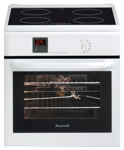 Brandt KIP 710 W Cuisinière Induction Pose Libre 60 cm Classe: A Blanc