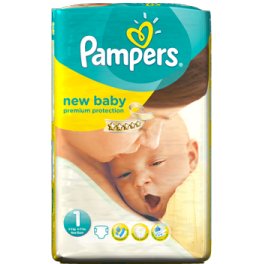 Pampers New Baby 23 Couches Taille 1 (2-5 kg) Pampers New Baby 23 Couches Taille 1 (2-5 kg)