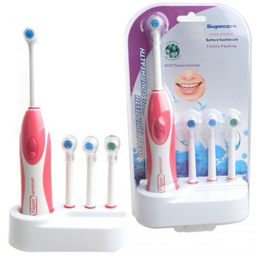 Brosse à dents électrique avec élastique