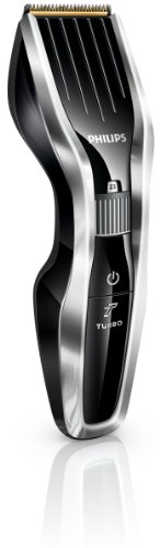 Philips HC5450/16 Tondeuse à Cheveux Rechargeable Secteur Lames en Titane Fonction Turbo Noir/Chrome Philips HC5450/16 Tondeuse à Cheveux Rechargeable Secteur Lames en Titane Fonction Turbo Noir/Chrome