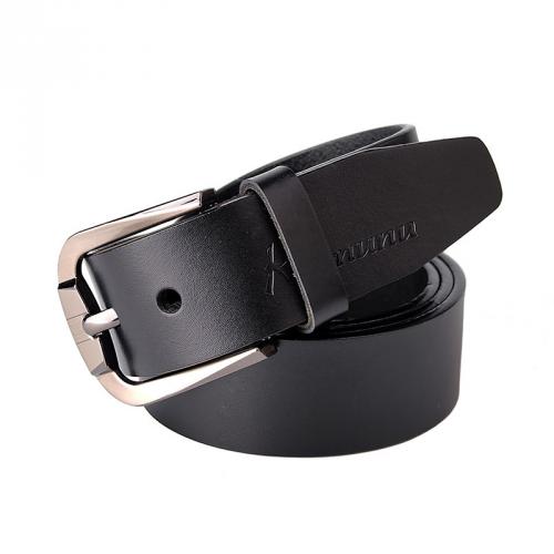 ceinture métal boucle ardillon vachette mode 2015 Joker 100% en cuir véritable hommes