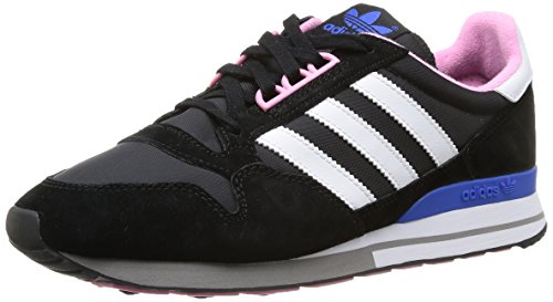 adidas Originals Zx 500 Og W Textile, Baskets mode femme - Bleu (Black 1/Running White Ftw/Satellite), 42 EU