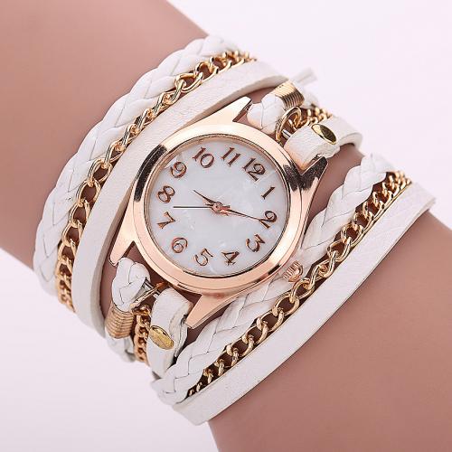Montres en mode Bracelet en cuir pour femmes