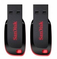 Pack 2 Clés USB SanDisk Cruzer Blade 32GO
