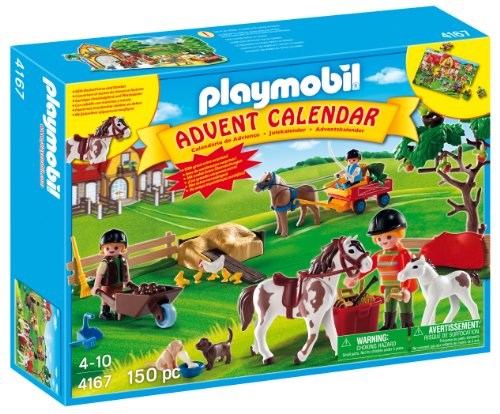 Playmobil - 4167 - Calendrier de L'Avent - Ferme Équestre avec Surprises Inédites Playmobil - 4167 - Calendrier de L'Avent - Ferme Équestre avec Surprises Inédites