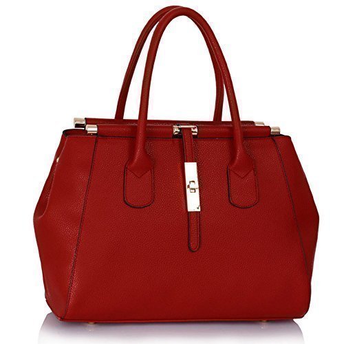 TrendStar Dames Noir Cuir Sac À Main Tote Concepteur Sac Célébrité De L'épaule De Style