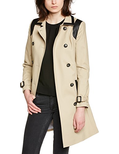 Naf Naf Bamy - Trench - Femme - Beige (Trench) - FR: 36 (Taille fabricant: 36)