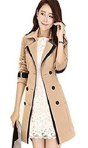 Bluebell Retail - Manteau Mac Trench Femme Mode - Beige, EU 36 / Medium