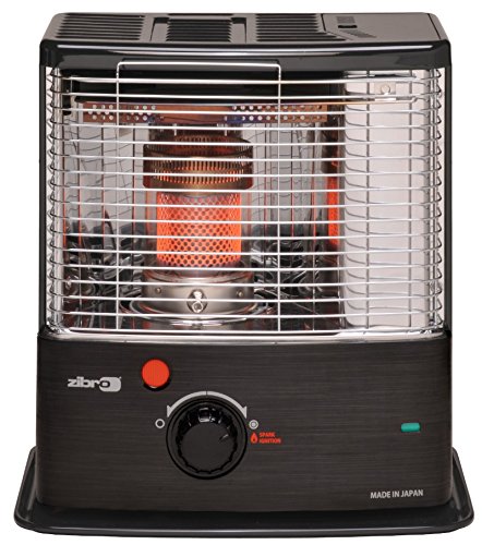 Zibro - Poêle à pétrole à mêche 2,4 kW - RS240 - noir inox - Zibro