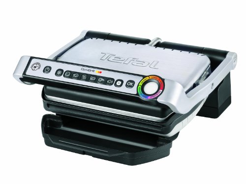 Grill électrique TEFAL Optigrill GC702D01 avec capteurs d'épaisseur et de température et indicateur lumineux de progression de cuisson - 2 à 4 personnes - 6 programmes