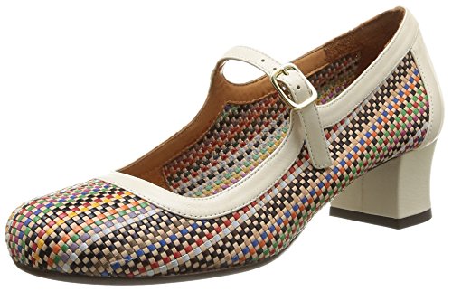 Chie Mihara Trejoli, Chaussures de ville femme - Multicolore (Mash Multi/Taichi Leche), 40 EU Chie Mihara Trejoli, Chaussures de ville femme - Multicolore (Mash Multi/Taichi Leche), 40 EU