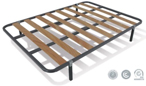 VenteMeubles - Sommier lattes semi 140x190cm 4 pieds 30x30 cm VenteMeubles - Sommier lattes semi 140x190cm 4 pieds 30x30 cm