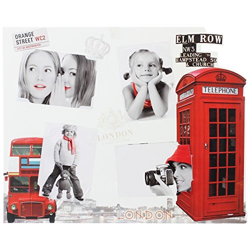 Londres -Stickers Mural Cadre Photo Quatuor Déco Londres Cabine Téléphone Londres -Stickers Mural Cadre Photo Quatuor Déco Londres Cabine Téléphone