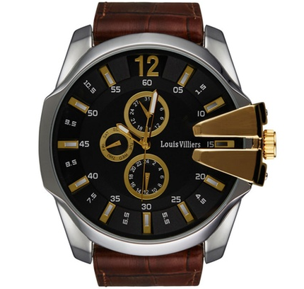 Montre Louis Villiers Chronographe pour Homme (au Choix) Montre Louis Villiers Chronographe pour Homme (au Choix)