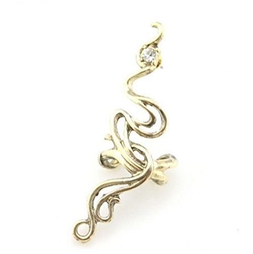 Numeis 1PC Clou d'Oreille&Ear Cuff Bijoux Femme Style Exagere en Alliage sous Forme de Vigne