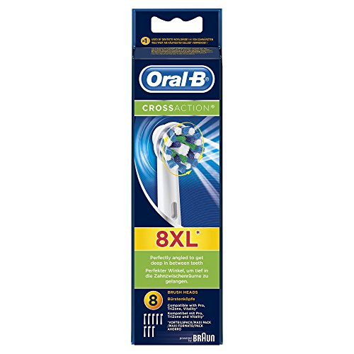 Oral-B 8 Brossettes de Rechange Crossaction