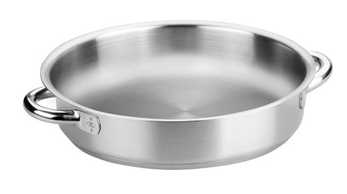 Poêle à paella induction avec fond en inox 18/10 - Ø 24 cm Eco Chef Poêle à paella induction avec fond en inox 18/10 - Ø 24 cm Eco Chef
