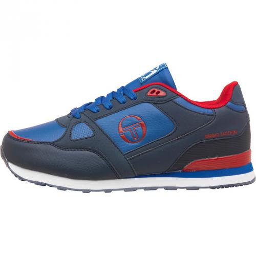 Sergio Tacchini Baskets Vinci Runner Homme Bleu Roi/Bleu Marine/Rouge