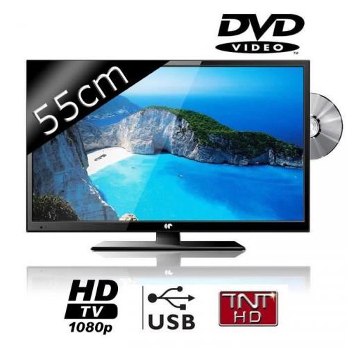 CONTINENTAL EDISON TV LED Full HD Combo DVD 55cm (22") CONTINENTAL EDISON TV LED Full HD Combo DVD 55cm (22")