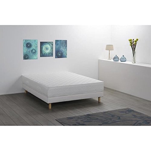 BEST Ensemble ressorts 140x190cm - 2 places - Ressorts - Equilibré - 590 ressorts ensachés - Sommier a lattes