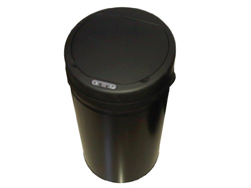 Selekta 0540-509 Poubelle Sensor Ronde 42 Noir Mat
