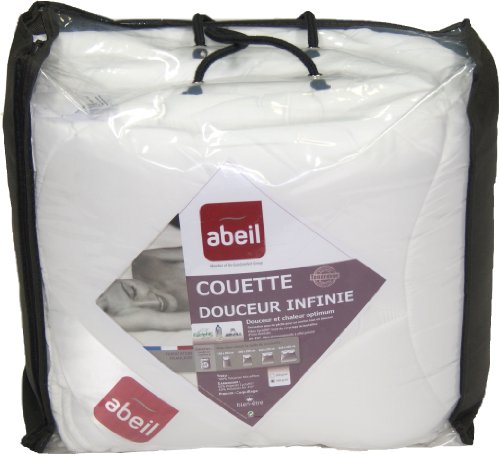 Abeil 15000000541 Couette Douceur Infinie Chaude Polyester Blanc 240 x 260 cm Abeil 15000000541 Couette Douceur Infinie Chaude Polyester Blanc 240 x 260 cm